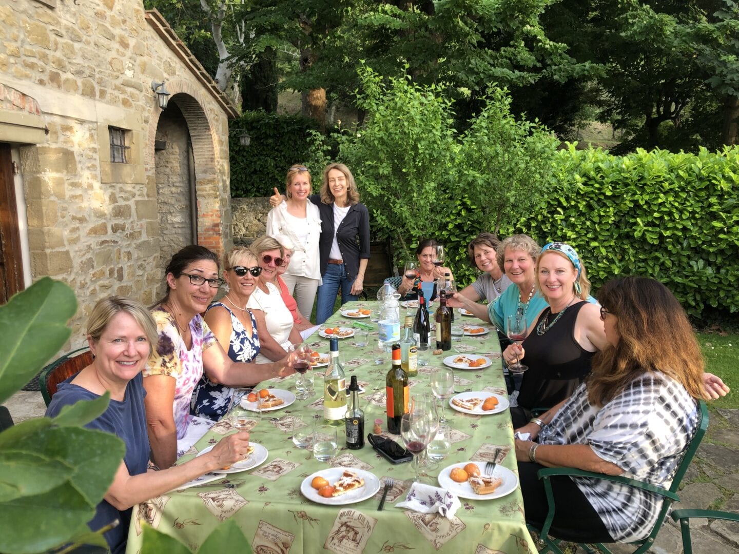 Rachael with a group of women outdoors